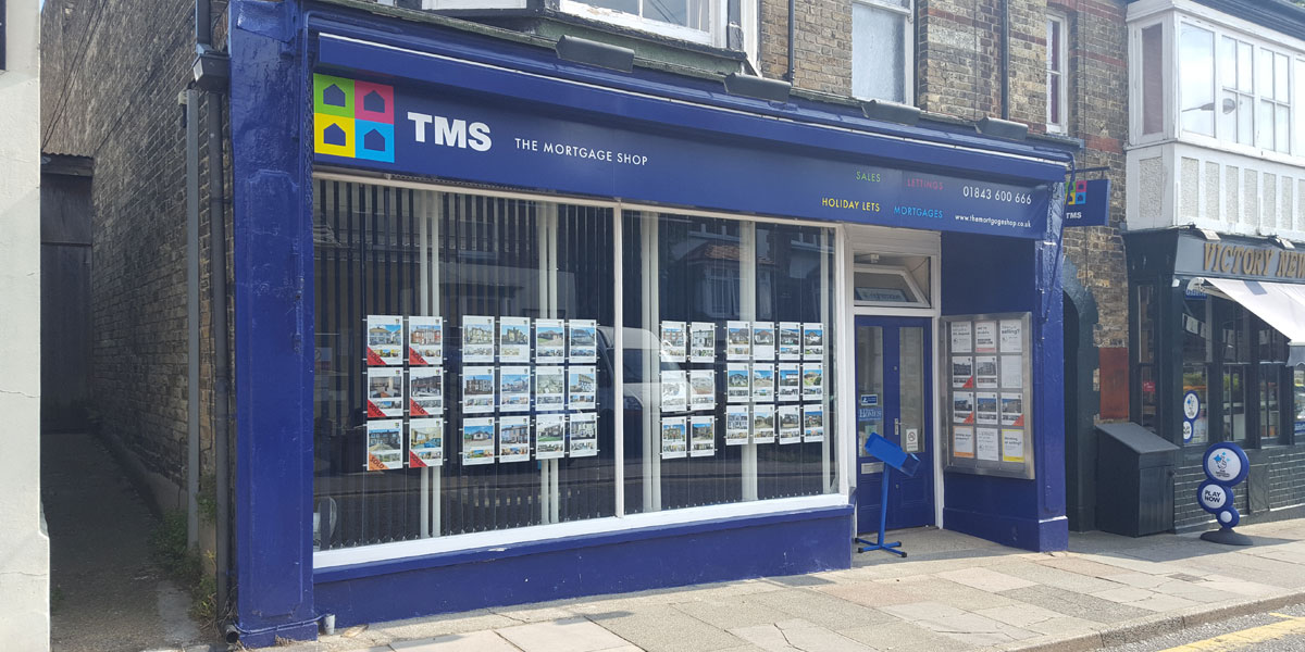 Image of the shopfront at The Mortgage Shop, Nelson Place, Broadstairs